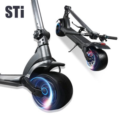 China Aluminum Alloy Stable Wide Wheel Flat Wheel 1000W Battery 1000W Foldable Electric Scooter for sale