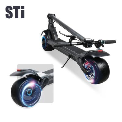 China Aluminum alloy big power electric scooter 35KM/H dual motor 1000w 48V electric widewheel scooter with display for sale