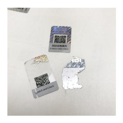 China Private Printer Holographic Sticker Labels Logo Hologram Sticker Roll Waterproof Custom Lip Gloss Vinyl for sale