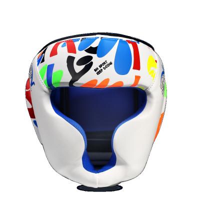 China BILLION Doodle Sports Thai Boxing Muay Headgear For Men Fight Head Guard Kickboxing Training Helmet BN-TY1916 for sale