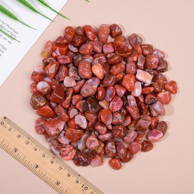 China China Wholesale Gemstone Southern Red Agate Crystal Gemstones Tumbled Gravel Crystals Healing Stone Stones for sale