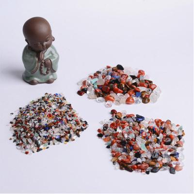 China China Wholesale Crystal Chips Crystal Chips With Hole Mixed Gravel Crystal Chips for sale