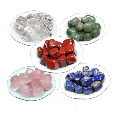 China China Wholesale Bulk Natural Crystals Stones Rose Quartz Healing Crystals Stones Amethyst Square Tumbled Stone for sale