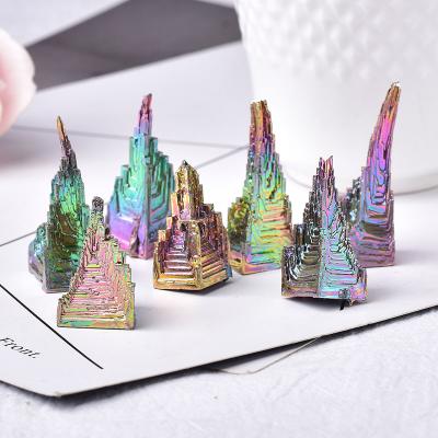 China China wholesale high quality natural rainbow bismuth ore irregularly for home decoration for sale