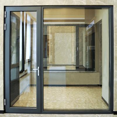 China Wholesale Living Room Waterproof Broken Bridge Manufacturer Casement Aluminum Door for sale