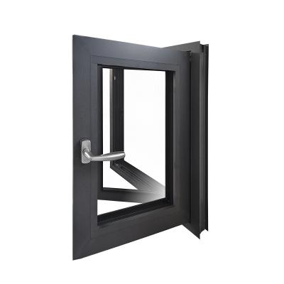 China Top Quality Folding Screen Windows Villa House Project Double Glazed Aluminum Casement Window for sale