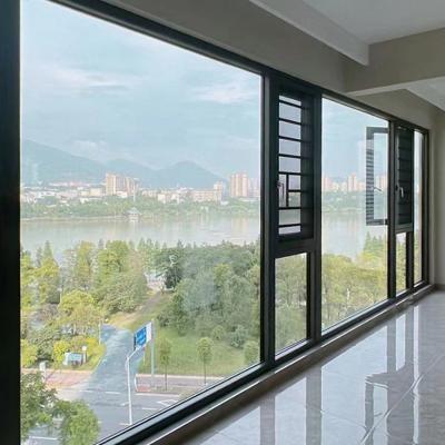 China Folding Screen Superior Quality Customized Size Modern Aluminum Casement Glass Windows for sale