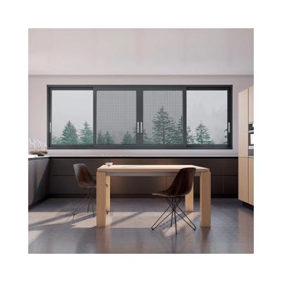 China Hot Sale Folding Screen Factory Direct Sliding Insulated Soundproof Sliding Window for sale