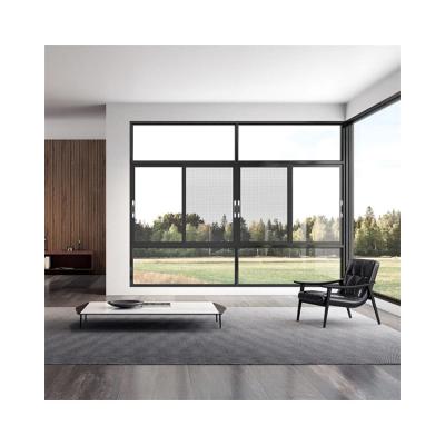 China Top Quality Folding Screen Double Glazed Aluminum Sliding Window Glass Sliding Window for sale