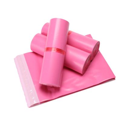 China Supply Waterproof Pink Biodegradable Bag Maker Plastic Mailing Envelopes Mailing Mailer Poly Mail Messenger Bags for sale