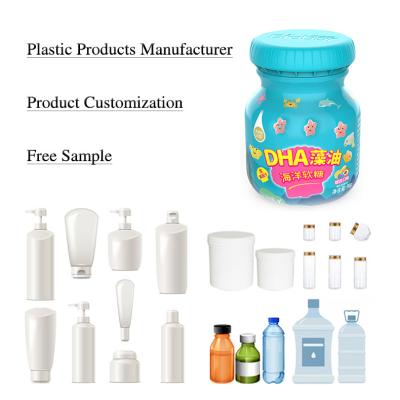 China Factory direct transparent plastic bottles PET food storage jars for household China manufacturer for sale