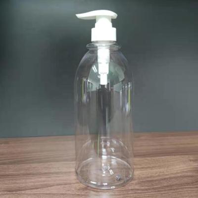 China China Factory Wholesale Price Transparent PET Bottles with Sprayer Cap Hand Washing Pump Bottles Te koop