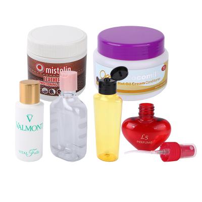 China Factory Direct Supplier Cosmetic Plastic Packing PET Pump Spray Bottles Fine Mist Hand Press Bottle for Body Care for sale