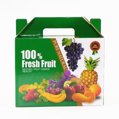 China Recyclable Custom Delivery Fruits Cartons Brown Kraft Paper B Flute Corrugated Cardboard Mailer Boxes for sale