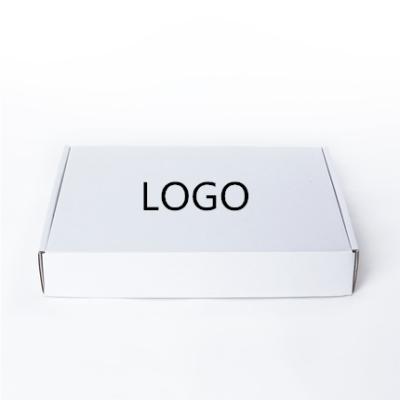 China Recyclable Custom Logo Printing White Corrugated Mailer Box Bakery Packaging Box Corrugated Shipping Box for sale