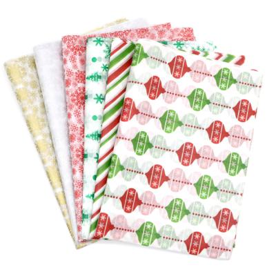 China Custom Logo Anti Curl Printing Wrapping Christmas Gift Tissue Paper For Garment And Handbag Wrapping Paper for sale