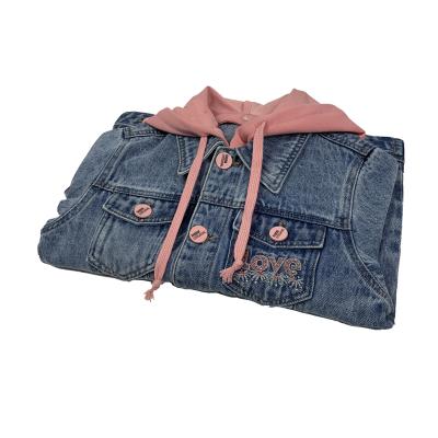 China Cheap Breathable Professional Manufacture Denim Jacket Eco-Friendly Oversized Custom Kids Breathable for sale