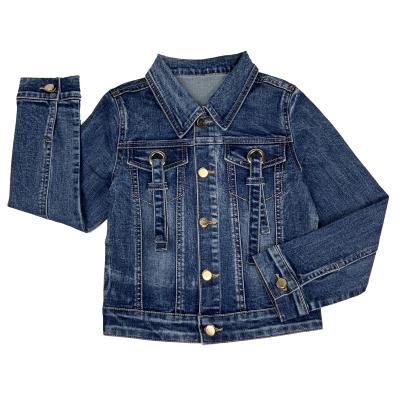 China Kids Girls Casual Wear Denim Jackets Breathable Denim Jacket For 6-14 Years Old for sale