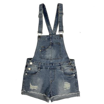 China Custom 8-13years Overall Blue Kids Overall Denim Jeans Infant Clothing Baby Rompers for sale