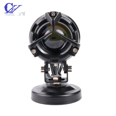 China Big Round 40W Led Light Work Motorcycle Spotlight Car Fog Light For Off-Road Vehicle 75*90*70 mm for sale