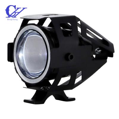 China Motorcycle led headlight 10W U7 led light strobe led light 12V/80V U2/U3/U5/U7/U10 laser projector motorbike drive light 130*85*108mm for sale