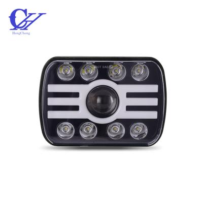 China Good Price Car Headlight IP67 Car Unit Lights 7 Inch Auto Led Head Lights 195*140*80 mm for sale