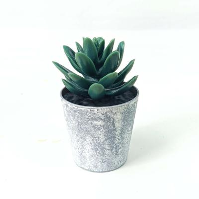 China Convenient Simulation Succulents Potted Plants Faux Succulents Bonsai Home Garden Decor Greenery for sale