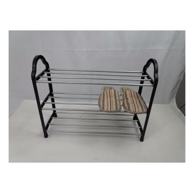 China Sustainable Widely Used Top Quality Easy To Assemble Plastic Shoe Rack Display Storage for sale