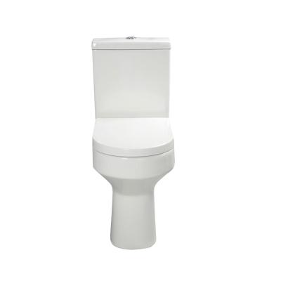 China High Quality Double-Flow Close Coupled Close Toilet WC Soft Double Seat Toilet European Standard for sale