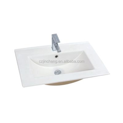 China Modern Sanitary Ware Bathroom Cabinet Ceramic Hand Wash Basin for sale