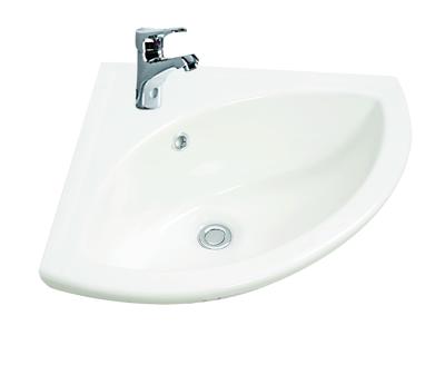 China Clean Popular Bathroom Corner Hand Sink for sale