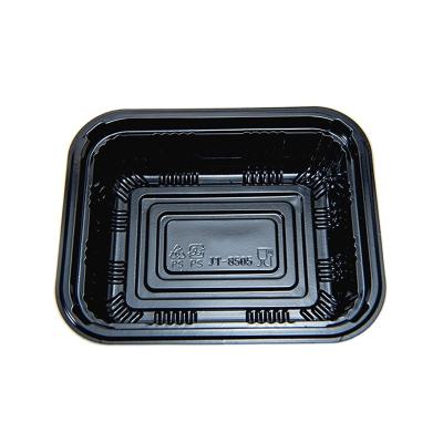 China Biodegradable Disposable Clear Clam Shell Food Grade Plastic Sushi Packing Box for sale