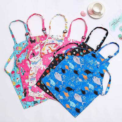 China 2021 Custom Logo Sublimation Custom Baby Kids Apron Manufacturer Children SANITARY Apron for sale