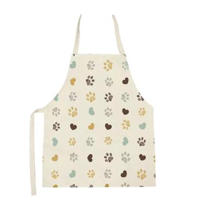 China SANITARY Custom Kitchen Alpaca Aprons Canvas Pattern Kids Animal Apron for sale