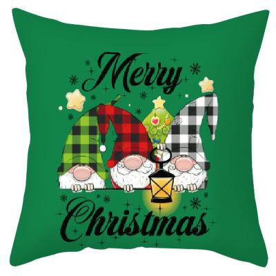 China New PORTABLE Cover Sofa Seat Covers Decor Pillowcase Christmas Pillow Case Cover Peach Skin Cushion 2021 for sale