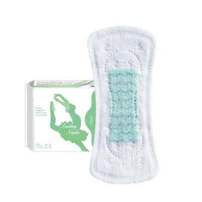 China Super Absorbent Anion Hygiene Products Lady Breathable Soft Nonwoven Breathable Pad Feminine Panty Liners for sale