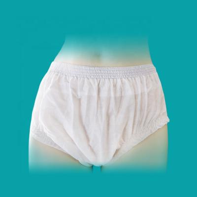 China Antibacterial Disposable Women's Incontinence Fixing Hypoallergenic Breathable Panties for sale