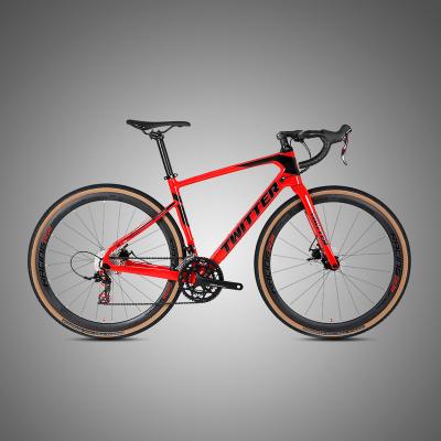 China Carbon Fiber Design Latest CX Carbon Road Cyclocross CX/Gravel Bike Bike Size 48 51 for sale