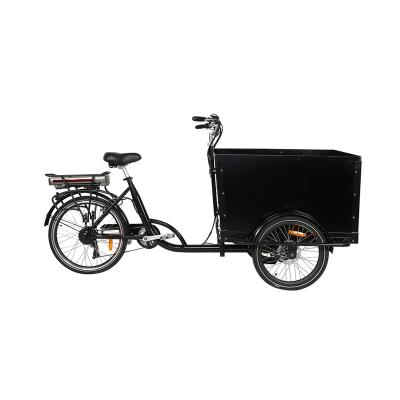 China 48V 500W China fat tire electric tricycle cargo tricycle steel electric adult tricycle ebike three wheel for sale