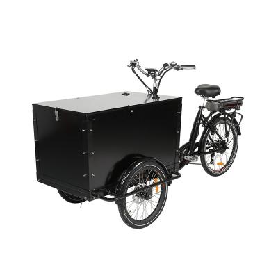 China Green Energy 3 Wheel Fast Electric Tricycles Solution Antidumping Cargo Kuake Delivery Electric Cargo Tricycle for sale