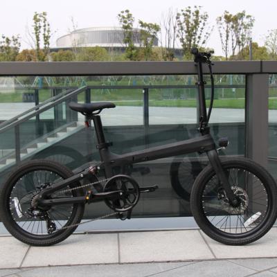 China KUAKE Factory Supply Luxury Folding Road Electric Adult Bicycle Lightweight Carbon Fiber Ebike for sale