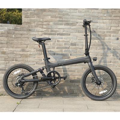 China EU Carbon Fiber KUAKE Best Sample Ready Electric 252Wh Commuters Bike Mini Folding Carbon Fiber Electric Bike Carbon e Bike ebike for sale