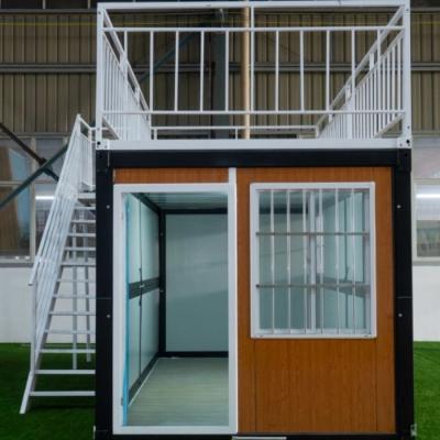 China Easy Installation Movable Residence Prefab Container House 20FT 40FT Prefab Fold Out Container Homes for sale