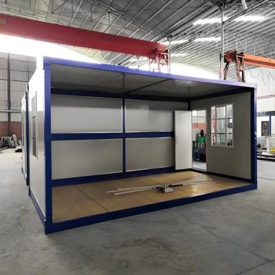 China Galvanized Steel Prefab Folding Container House Site Protacabin Container for sale