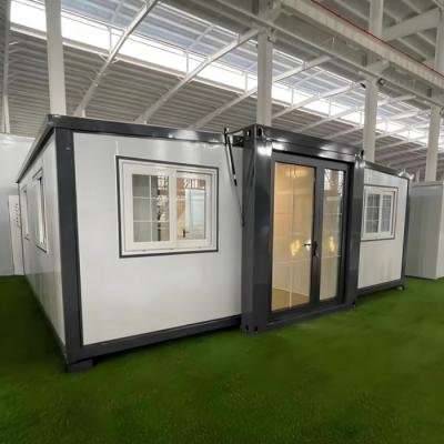 China Double Wing Expandable Modular House With 37m2 For 2-3 People Living for sale