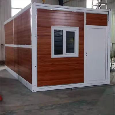 China 20ft Modular Prefab Fold Out Container Homes Small Tiny Container House Fast Install for sale