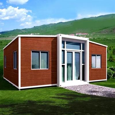 China 2 bedrooms expandable prefabricated steel container house for sale