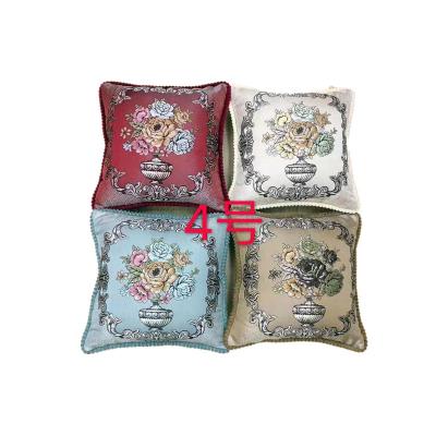 China Multi Colored Decoration Cushion Covers Jacquard Cushion Cover Hot Selling Pillow Case For Retailer And Wholesaler for sale