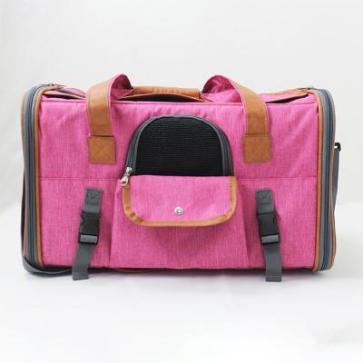 China Airline Approved Luxury Puppy Breathable Little Pets Travel Carry Bag Cat Dog Pet Carrier For Pet for sale