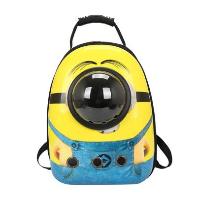 China Breathable Cat Space Capsule Shaped Pet Backpack Carrier Bag Wholesale for sale